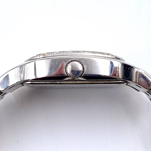 3 - A fabulous example of a tank style Ingersoll ladies wrist watch, model number IG0011. This time piec... 