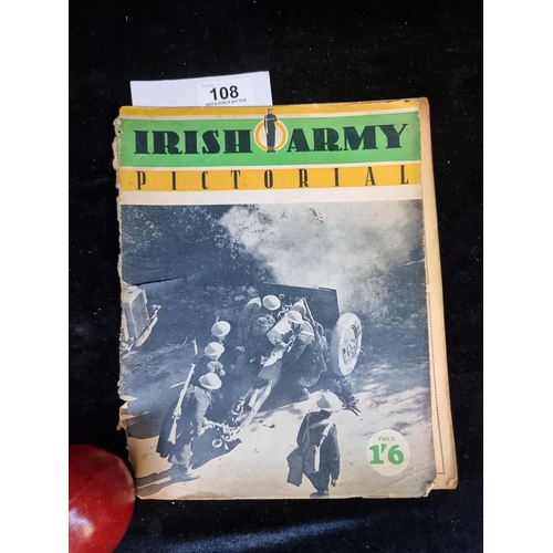 108 - A vintage publication of 'Irish Army Pictorial' dating to c. 1941. Contains various photographs of I... 