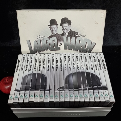 197 - The ultimate Laurel & Hardy box set collection featuring 21 DVD's.