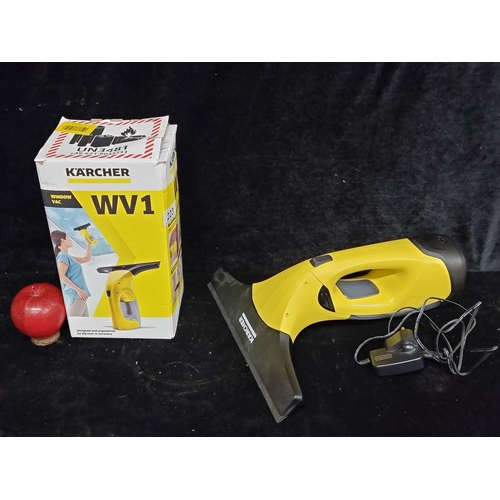 223 - A Karcher WV1 Electric Window Vac. With original box. With RRP of €64.99 on kaercher.com