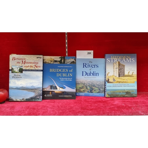 284 - Four books on Irish waterways including 