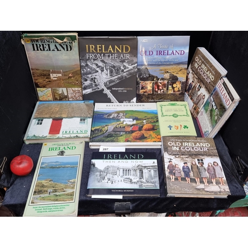 287 - Eleven books and publications of an Irish interest  including titles such as 