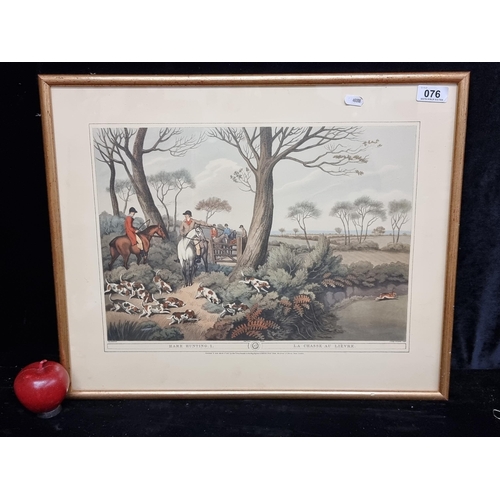 76 - A print of a chromolithograph titled 