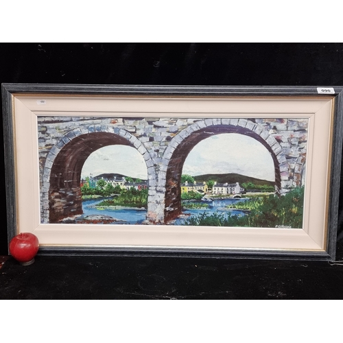 90 - A high quality art print of a painting originally by Irish artist Paul Gillespie. Titled 'Ballydehob... 