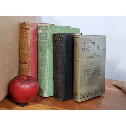 929 - Three vintage hardback books by Francis Stuart including a signed copy of 