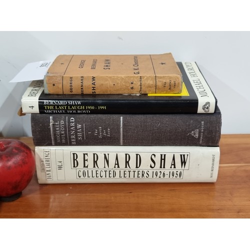 933 - Four hardback books on the works of George Bernard Shaw including 