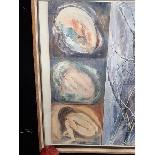 85 - Star Lot: An original Kate Bedell (Irish, contemporary) watercolour on paper painting titled 