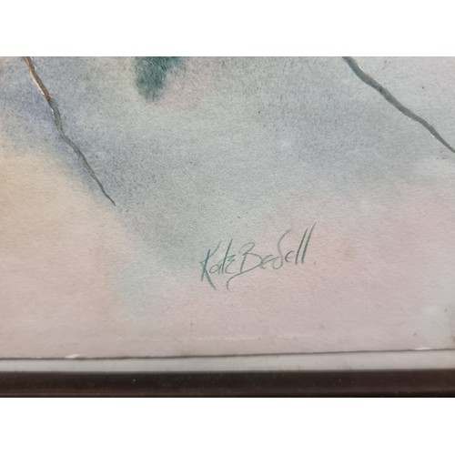 85 - Star Lot: An original Kate Bedell (Irish, contemporary) watercolour on paper painting titled 