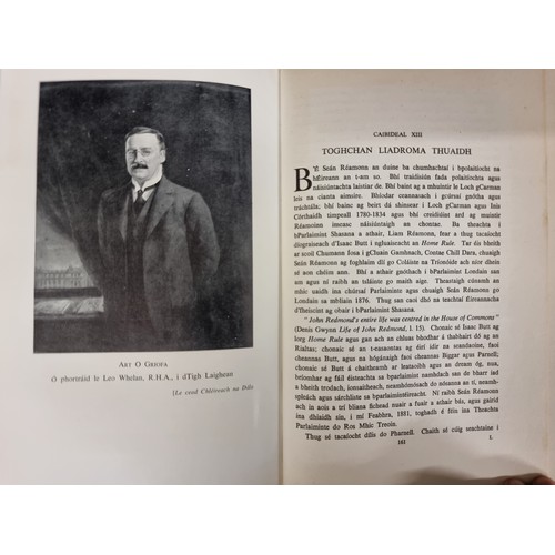 115 - A vintage hardback book in Irish titled 'Art O Griofa' by Sean O Luing. Published in 1953 by Sairsea... 