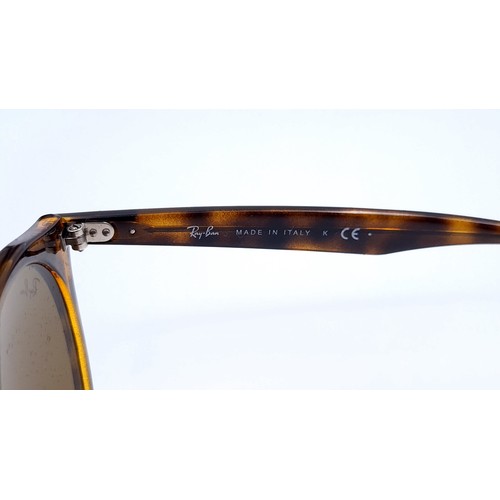 6 - A stylish pair of original Ray-Ban faux tortoiseshell framed sunglasses. Lenses in good clean condit... 