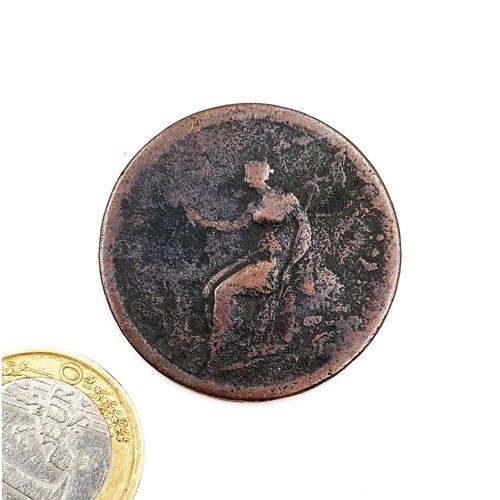 39 - A very interesting Great Britain early Georgian 1 pence piece, circa 1807.