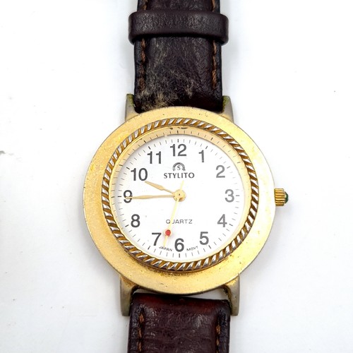 58 - A collection of two vintage wrist watches, including an expandable Orion example.