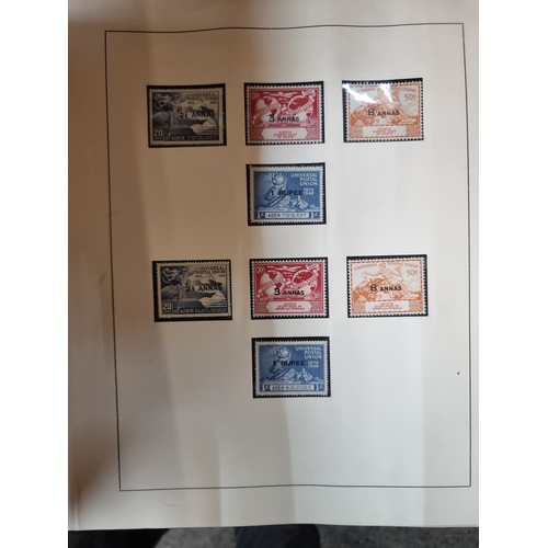 941 - A truly fabulous collection of vintage Universal Postal Union stamps displayed in a Lindner display ... 