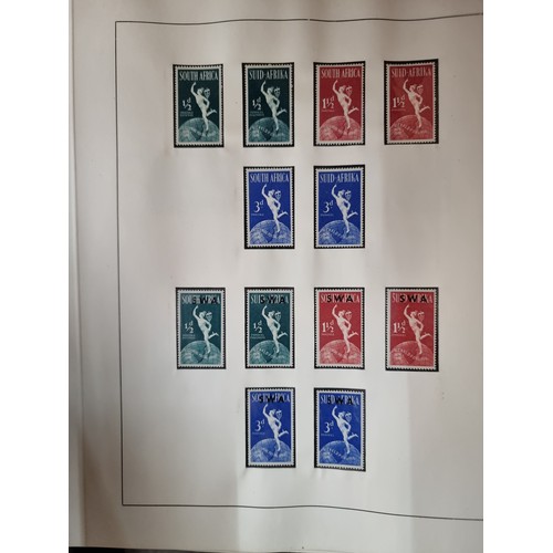 941 - A truly fabulous collection of vintage Universal Postal Union stamps displayed in a Lindner display ... 