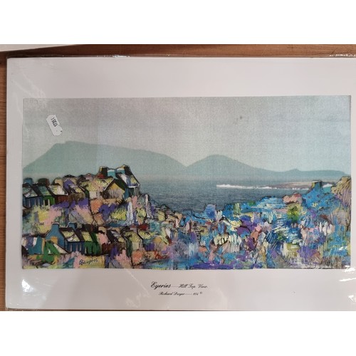 101 - Three colourful prints including two from Richard Dwyer in the Eyeries series with a signed 'R. Dwye... 