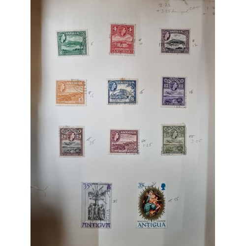 942 - A wonderful large collection of vintage stamps from British colonized countries such as Swaziland, T... 