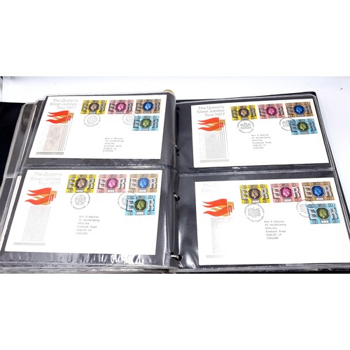 923 - A substantial collection of 1970s first day covers, each set with Dublin addresses. Encased in a Hib... 