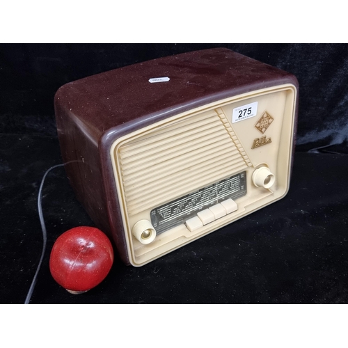 275 - A fab 1950's Bakelite Telefunken Polka French Radio.