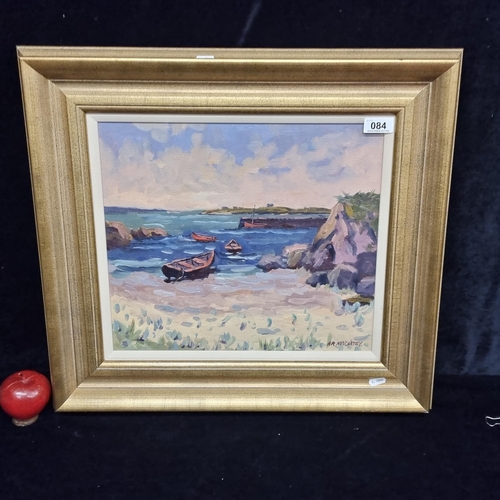 84 - Star Lot: An original Tony (AR) McCarthy (Irish contemporary) oil on canvas painting titled 'Towards... 