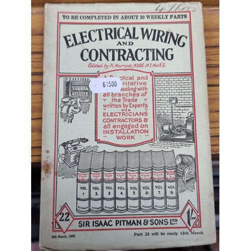 352 - A collection of 27 'Electrical Wiring and Contracting' publications dating from 1929 to 1930. Lots o... 