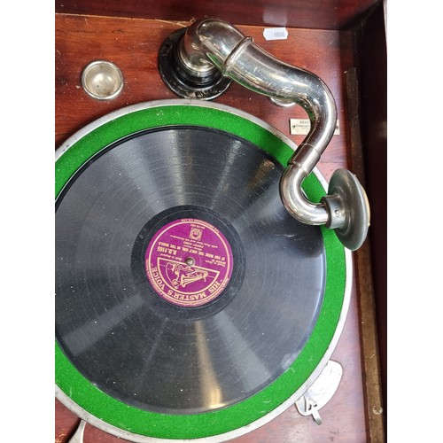 706 - Star Lot : A beautiful c. 1930s The Dulceola gramophone possibly originally purchased from Brady for... 