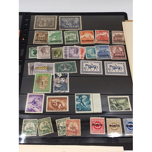 408 - A large collection of sheet mounted German and Spanish stamps, including a very interesting franked ... 