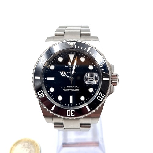 460 - Star Lot : A handsome example of a Zanuti GMT series automatic gentleman's wrist watch. An iconic re... 