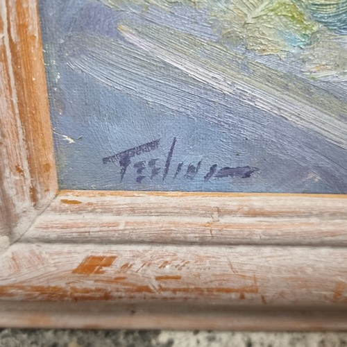 763 - Star Lot: An original Norman Teeling (b.1944) oil on board painting titled 