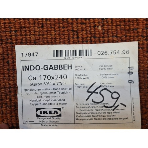 Star Lot : A fabulous Ikea Handmade Indo Gabbeh large Pure wool