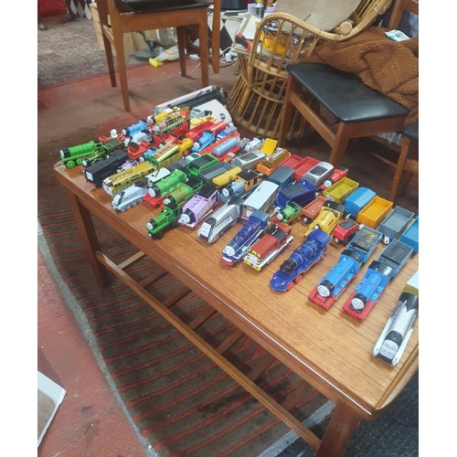 A very large collection of  Thomas the Tank Engine examples and other models. Super selection. Thats a lot of Choo choos