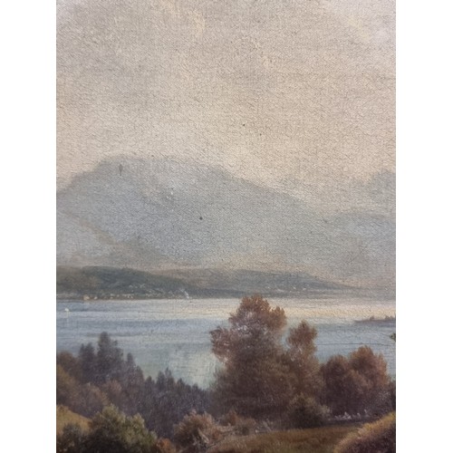 69 - Star Lot: An original large Ludwig Schell (German b.1883-1912) oil on canvas painting. Features Sche... 