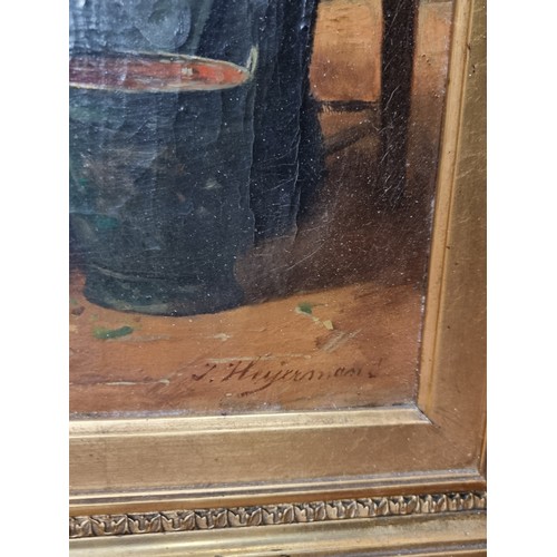 71 - Star Lot : An early 20th century large oil on canvas painting  Jean Arnold Heijermans. Features two ... 