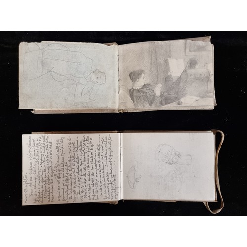 85 - Star Lot: Two antique original Edith Gladys Wynne (b.1876 - d.1968) sketchbooks containing a variety... 