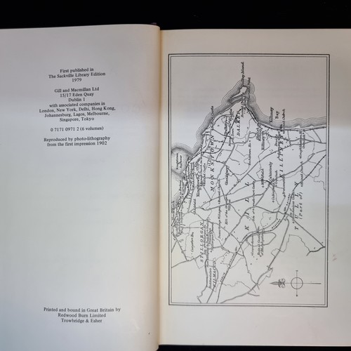 97 - A retro set of six books titled 'History of the County Dublin' volumes 1-6 by Frances Elrington Ball... 