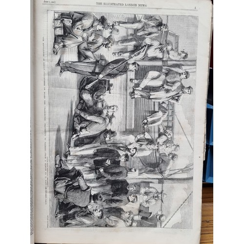 271 - A very exciting collection of four early Victorian publications of the Illustrated London News. This... 