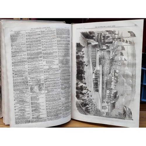 271 - A very exciting collection of four early Victorian publications of the Illustrated London News. This... 