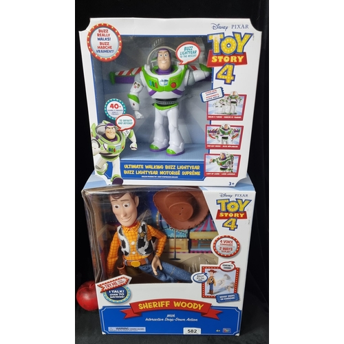 582 - A delightful Toy Story 4 collectible set, featuring the iconic Buzz Lightyear by Mattel (RRP of £38 ... 