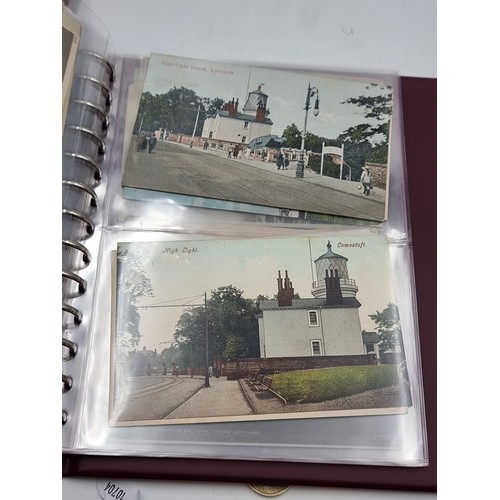 964 - A superb collection of approx. 100 postcards mostly dating to the early 1900s featuring lighthouses.... 