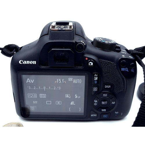 287 - Star Lot : Professional standard, high quality Canon EOS 1300D camera. Comes complete with a 50mm le... 