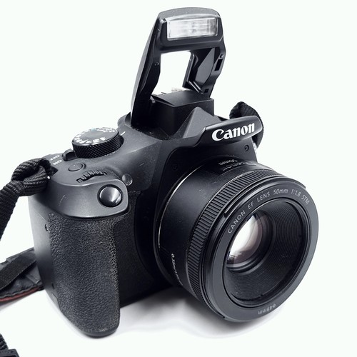 287 - Star Lot : Professional standard, high quality Canon EOS 1300D camera. Comes complete with a 50mm le... 