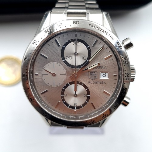 1 - Star Lot : An Exquisite  original TAG Heuer Carrera automatic watch, contemporary craftsmanship, sta... 