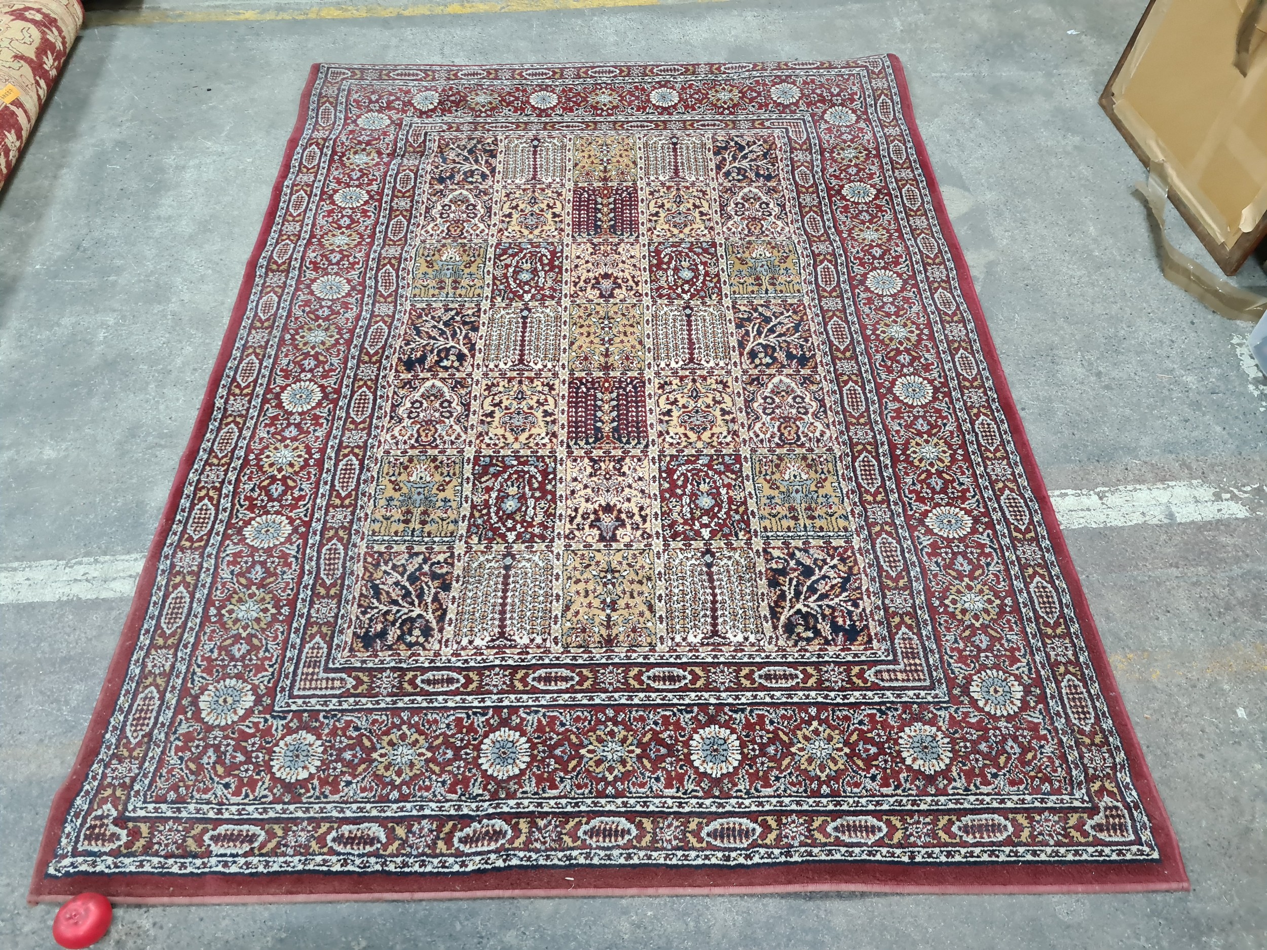 A splendid large Persian style Valby Ruta rug from IKEA featuring