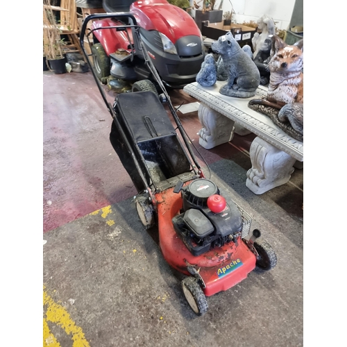 953 - An apache petrol lawnmower with a briggs and Stratton engine. From the lodge in Gorey.