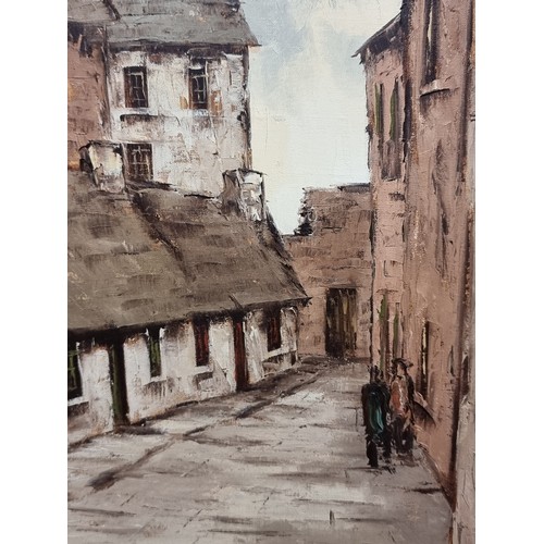 84 - Star Lot: A fantastic large original Tom Cullen (b.1934 - d.2001) oil on linen canvas painting by th... 