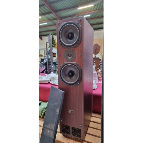 381 - A pair of large TDL Electronic floor speakers No. 15259 R. H90cm