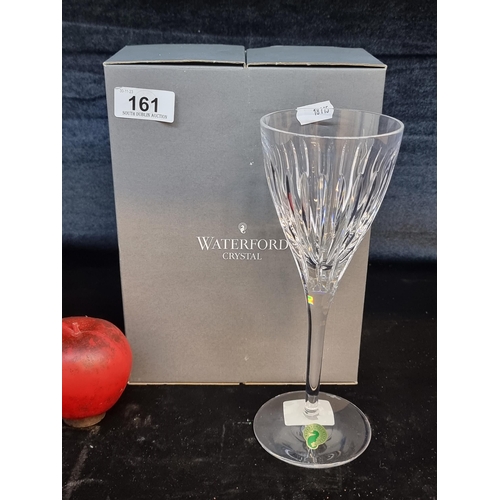 161 - A wonderful pair of Waterford Crystal goblets in the Kirin pattern. With original box and in as new ... 