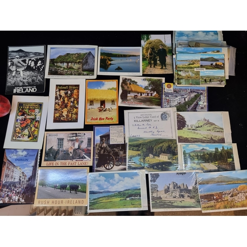 185 - A collection of approx. 25 wonderful Irish postcards including early 20th Century examples featuring... 