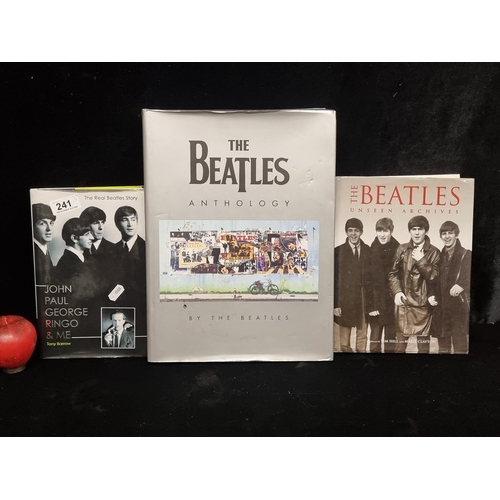 241 - Three hardback books on The Beatles including 