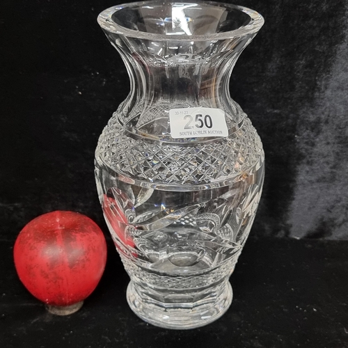 250 - A fabulous large Waterford Crystal vase from the Giftware collection. In very good condition.