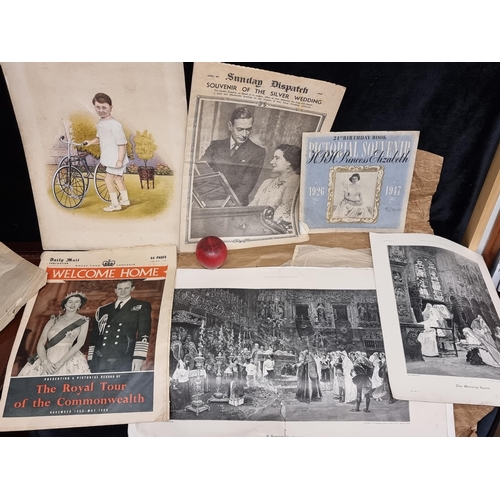 263 - A large selection of vintage publications including a rare 21st Birthday Book Pictorial Souvenir for... 